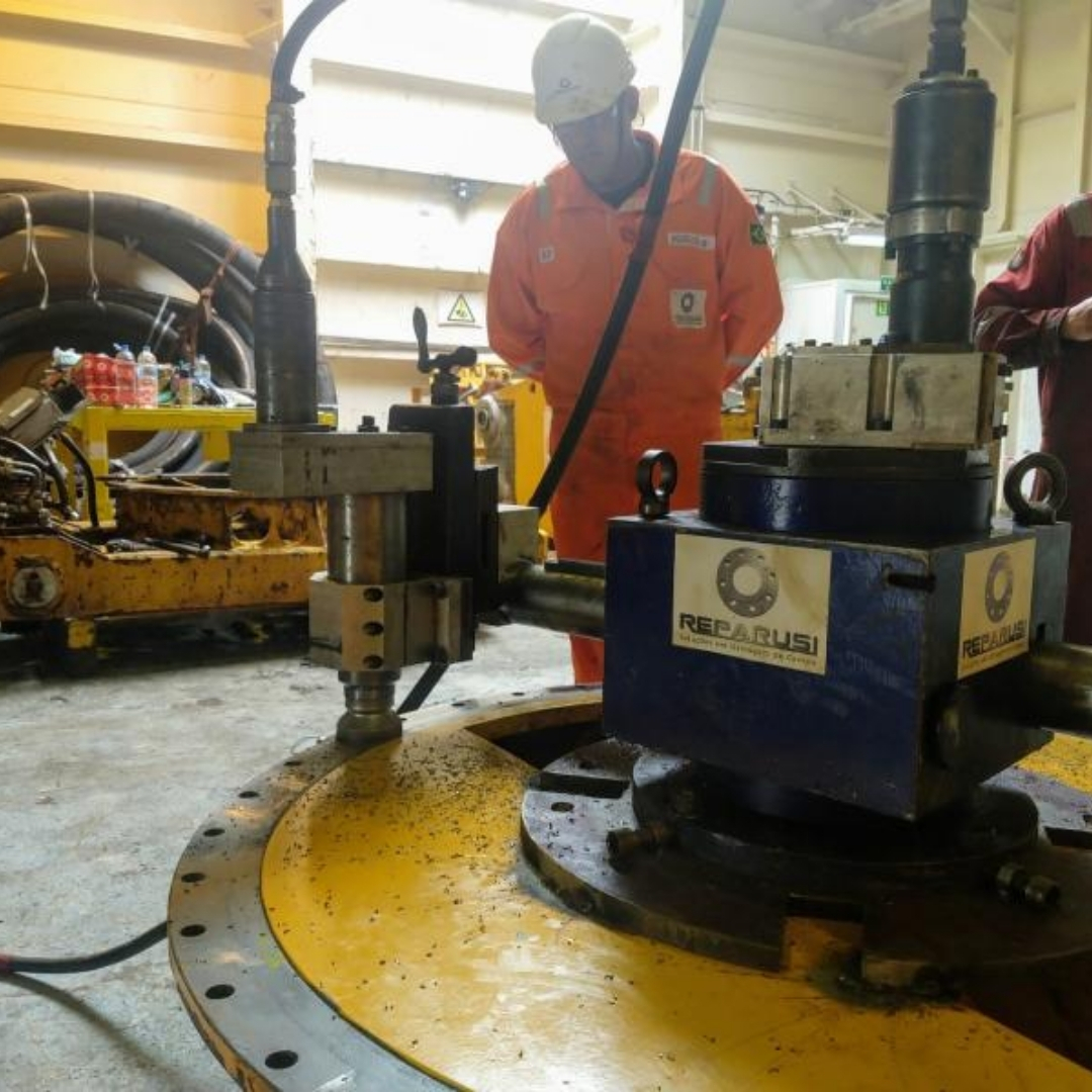 Reparusi - Soluções em usinagem de campo indutrial, petroleo, gás, textil